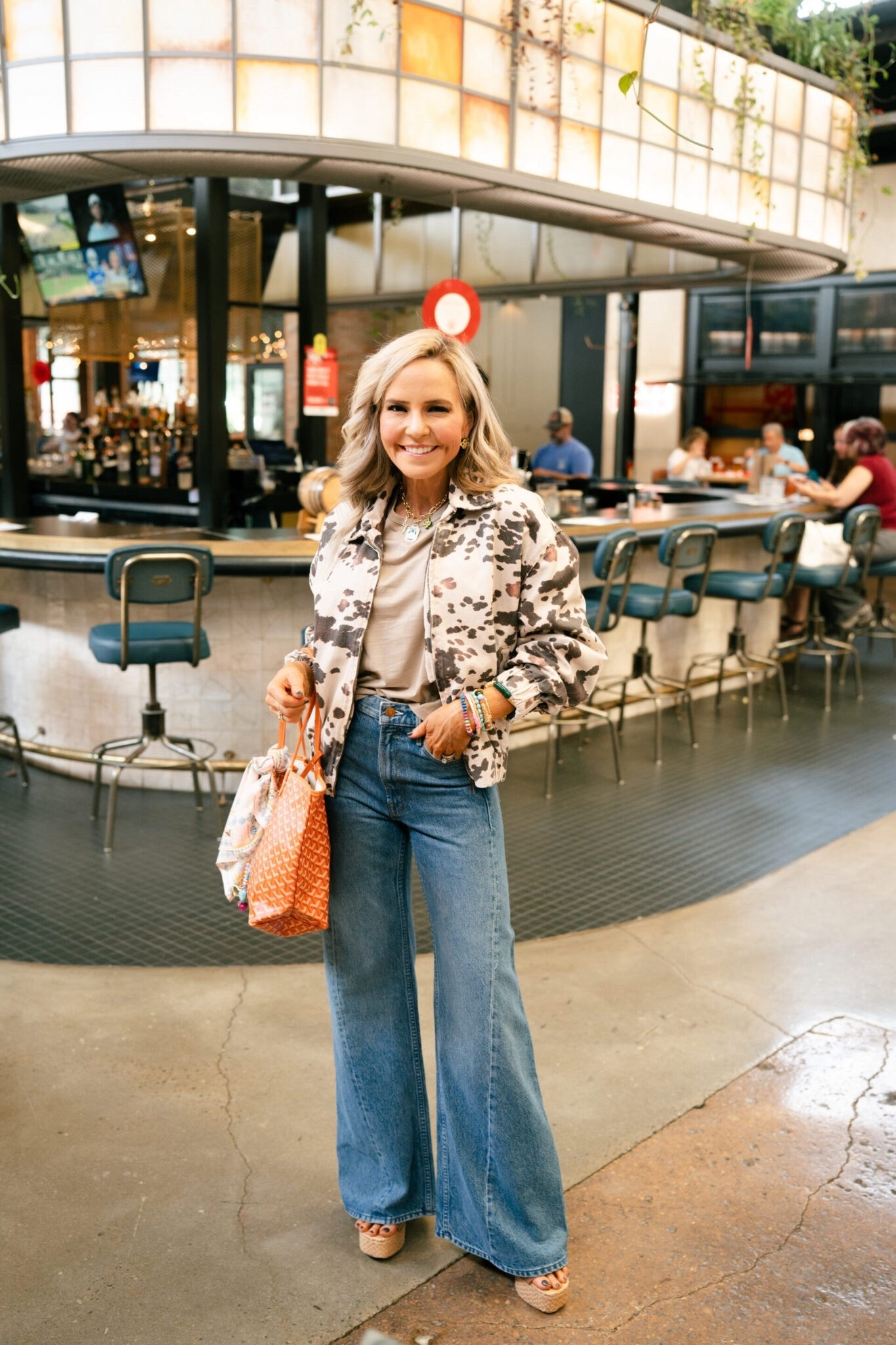bomber jacket perfection, this time in a denim print • wearing XXS/runs large! perfect for layering up this fall |  

#LTKStyleTip #LTKOver40 #LTKSeasonal