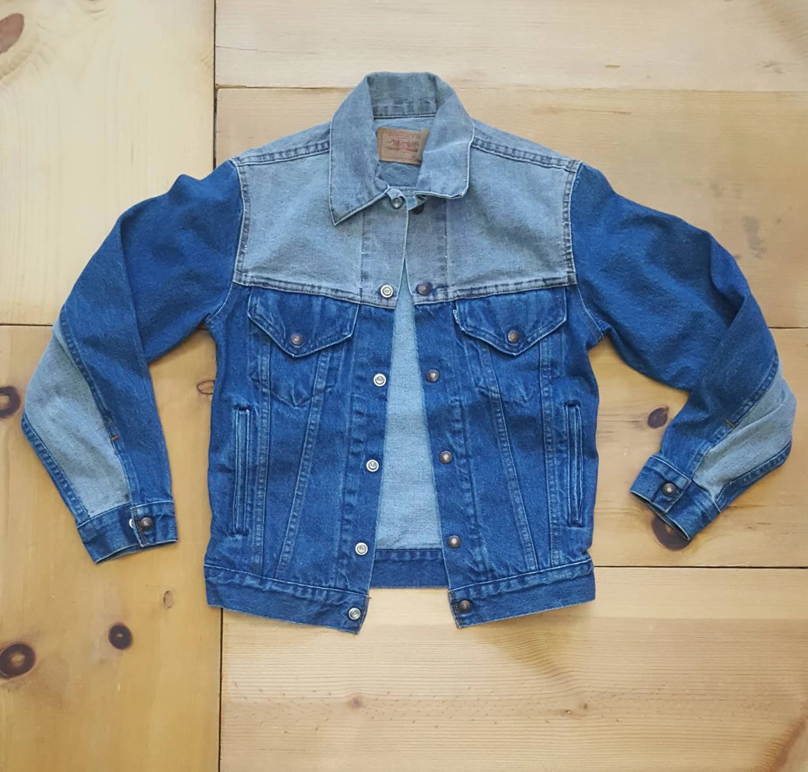 Vintage Levi's Denim Jacket  //  Rare 80s Two Tone | Etsy | Etsy (US)