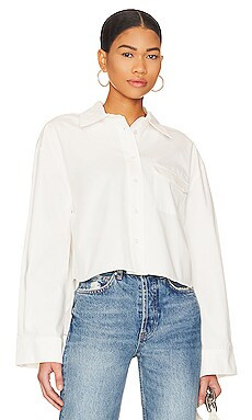 ANINE BING Travis Shirt in White from Revolve.com | Revolve Clothing (Global)