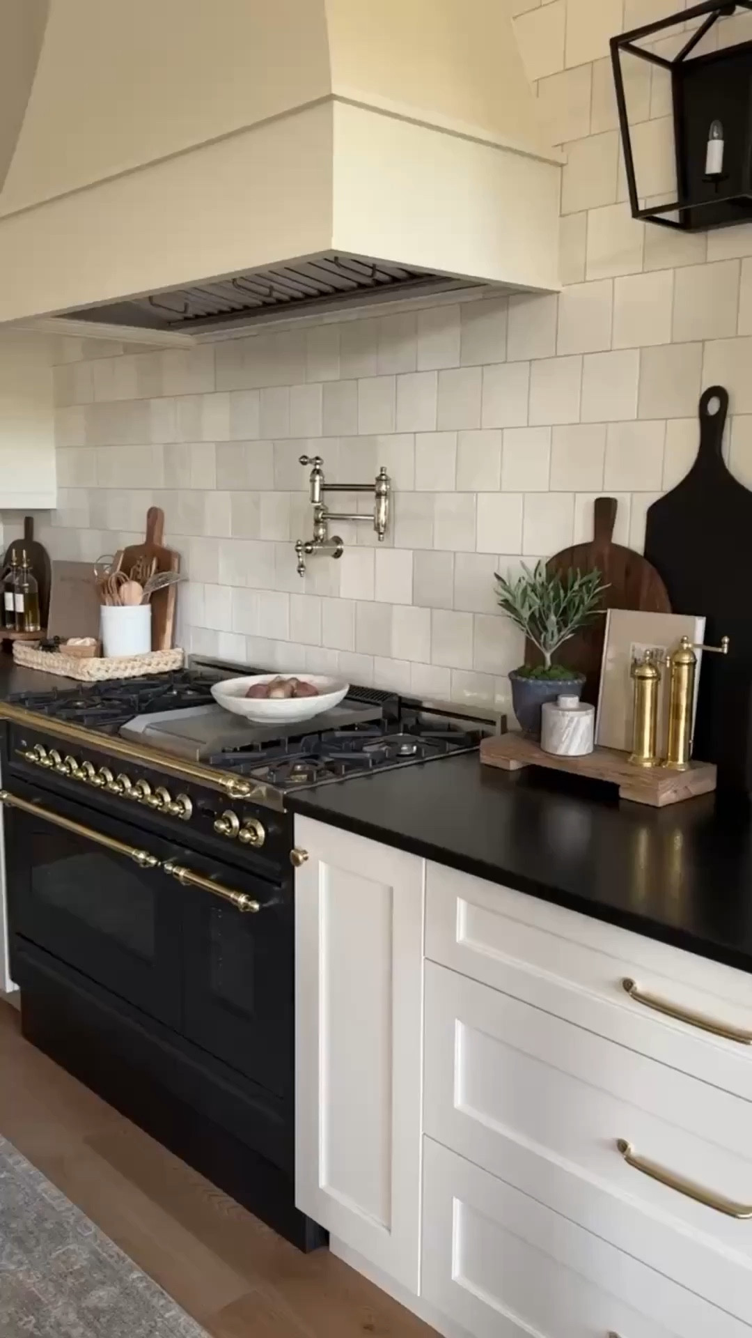 A mix of functional, practical, and beautiful pieces on our countertops, always! I love utilizing serving boards, salt and pepper mills, oil dispensers, and cookbooks to decorate our kitchen. It feels purposeful yet beautiful. 

#LTKHome