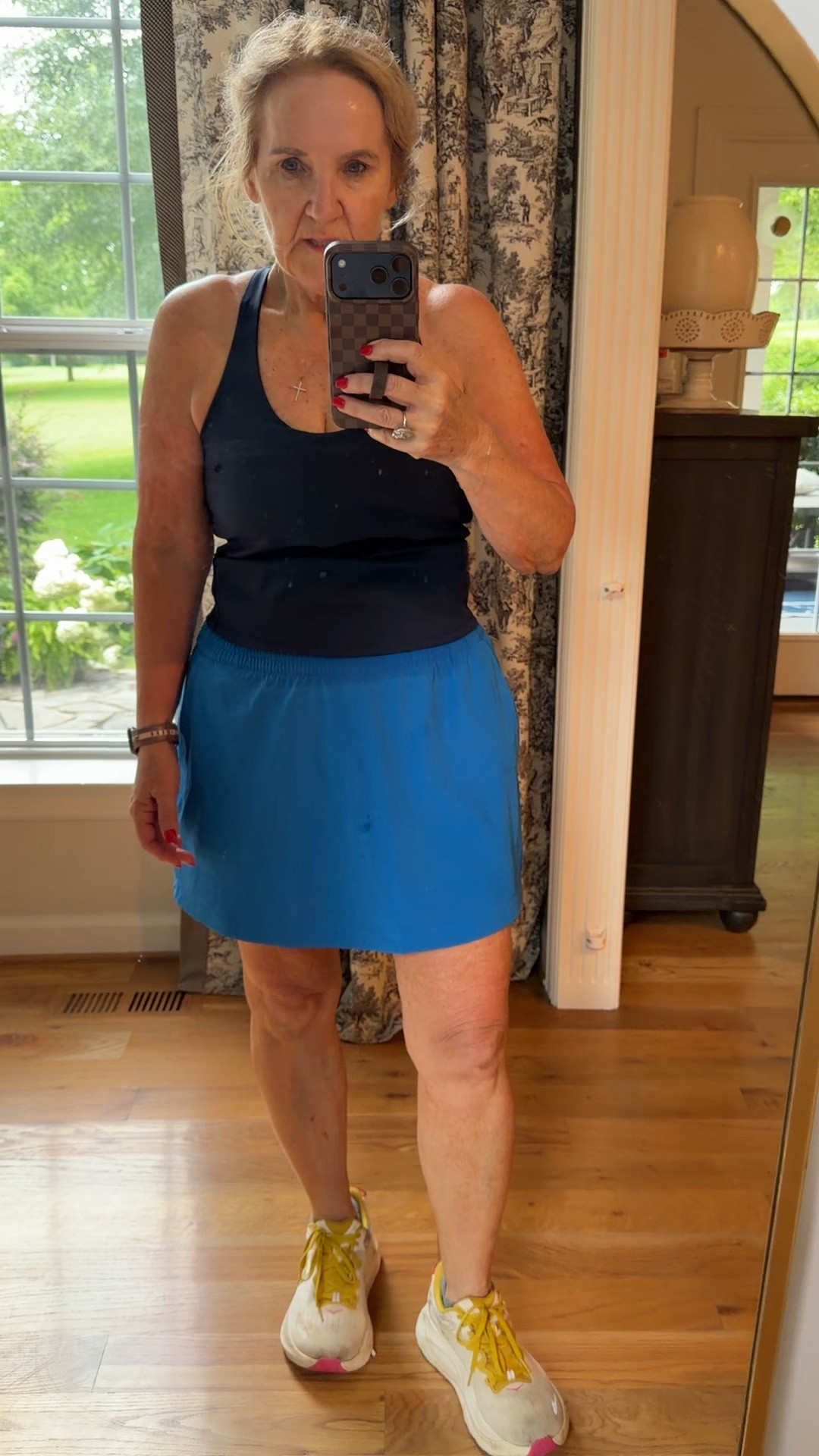 Athleta skort size large 
Spanx tank bra size medium

#LTKSaleAlert #LTKOver40 #LTKActive