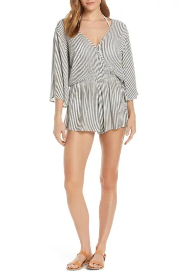 Stripe Cover-Up Romper | Nordstrom