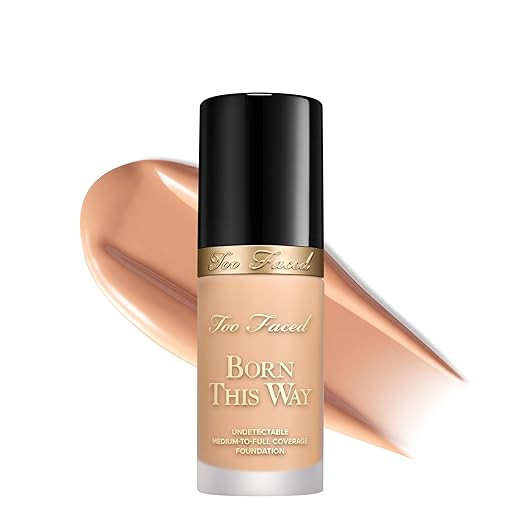 Too Faced Born This Way Natural Finish Longwear Liquid Foundation | Medium-To-Full Coverage | Hyd... | Amazon (US)