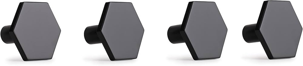 Modern Matte Black Wall Hooks. Ideal Purse Wall Hanger, Perfect for Coats, Jackets, Hats, Scarfs,... | Amazon (US)