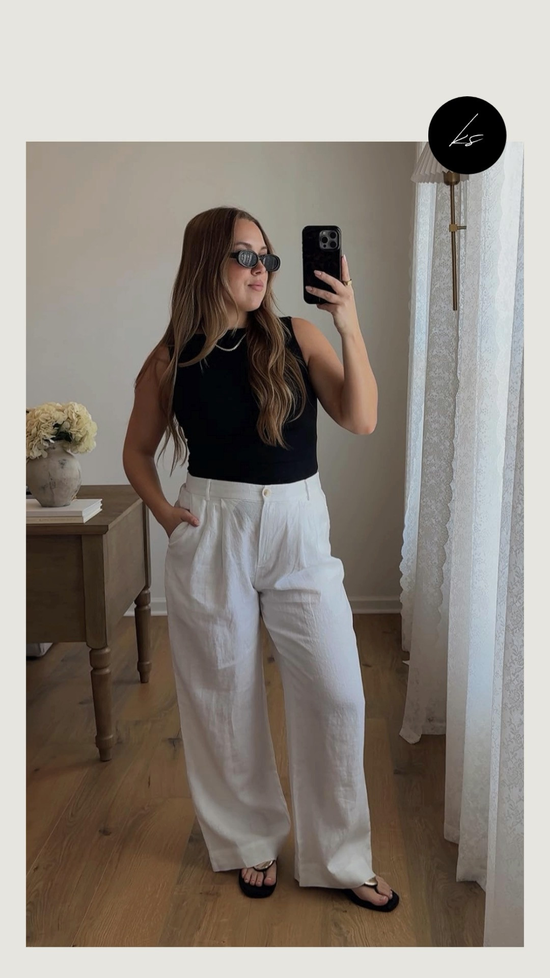 A chic transitional look for spring! wearing M pants, S top all from Amazon 

 #LTKSeasonal #LTKStyleTip #LTKShoeCrush