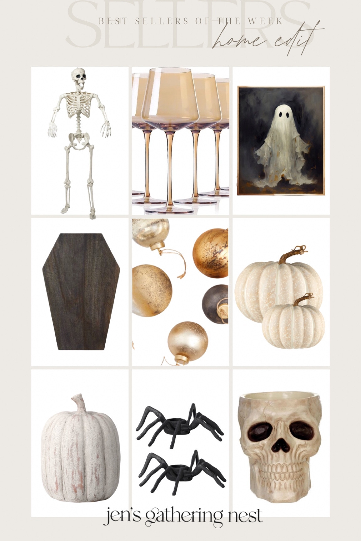 Best sellers of the week #halloweendecor #homedecor #skeleton #pumpkins #ornaments #trending #bestsellers #homefinds #wineglasses #falldecor 

#LTKhome #LTKSeasonal #LTKHalloween