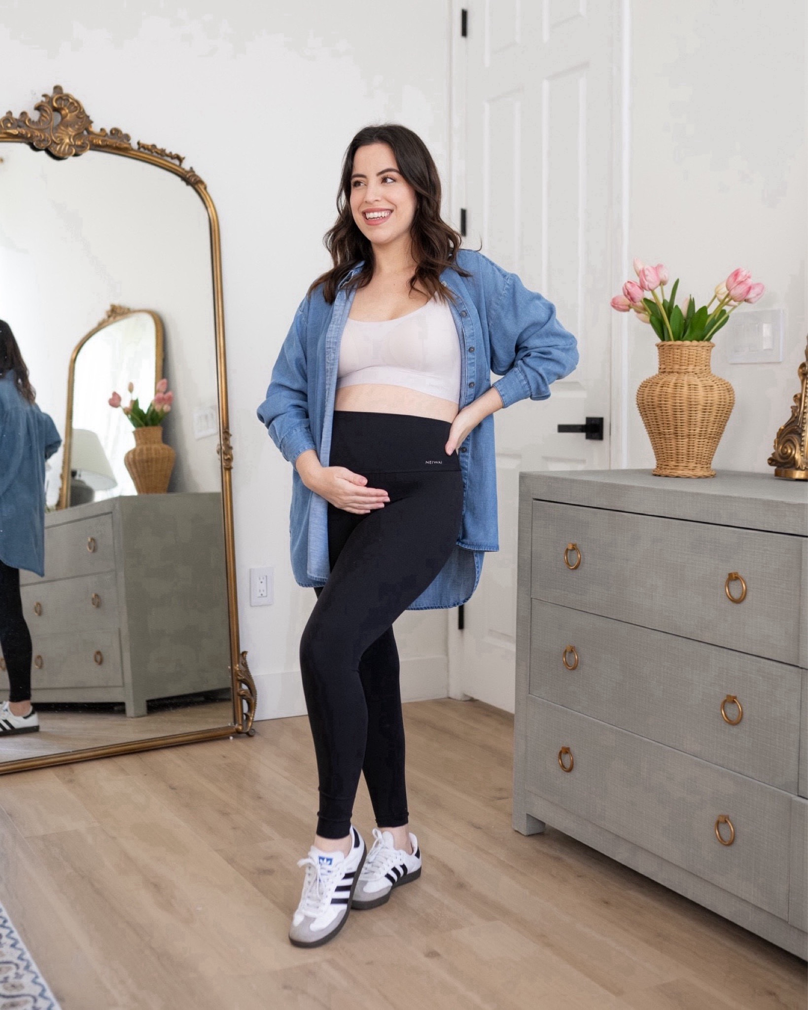 Trust me, you won't want to miss these bras and leggings from the Barely Zero collection! If one-and-done was an outfit, this would be it. They're incredibly soft, comfortable, and affordable. 
#athleisure #wirelessbralette #everydayfashion #babybump

#LTKStyleTip #LTKBump #LTKSeasonal