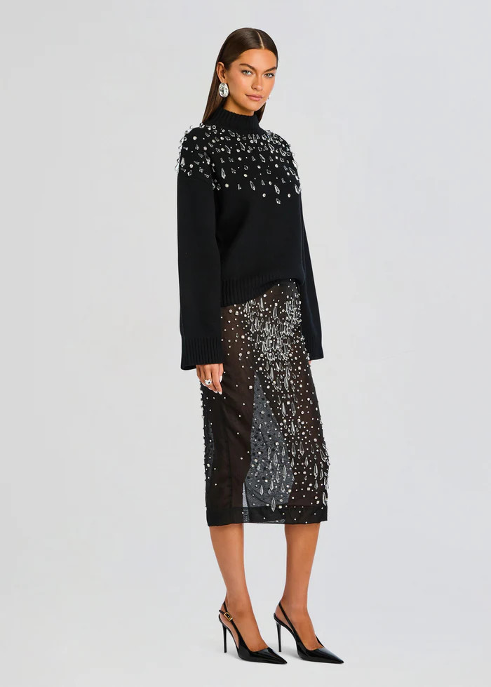 Christa Embellished Sweater | Retrofete