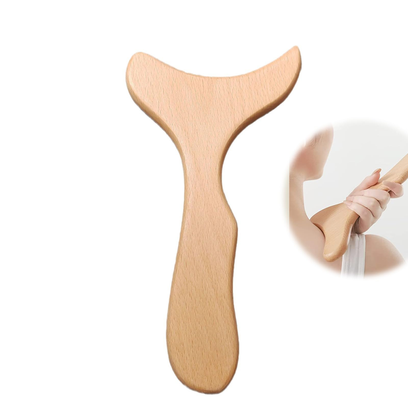Wooden Gua sha Lymphatic Drainage Massager,Larger Body,Back and Neck Gua Sha Therapy Massage Tool... | Amazon (UK)