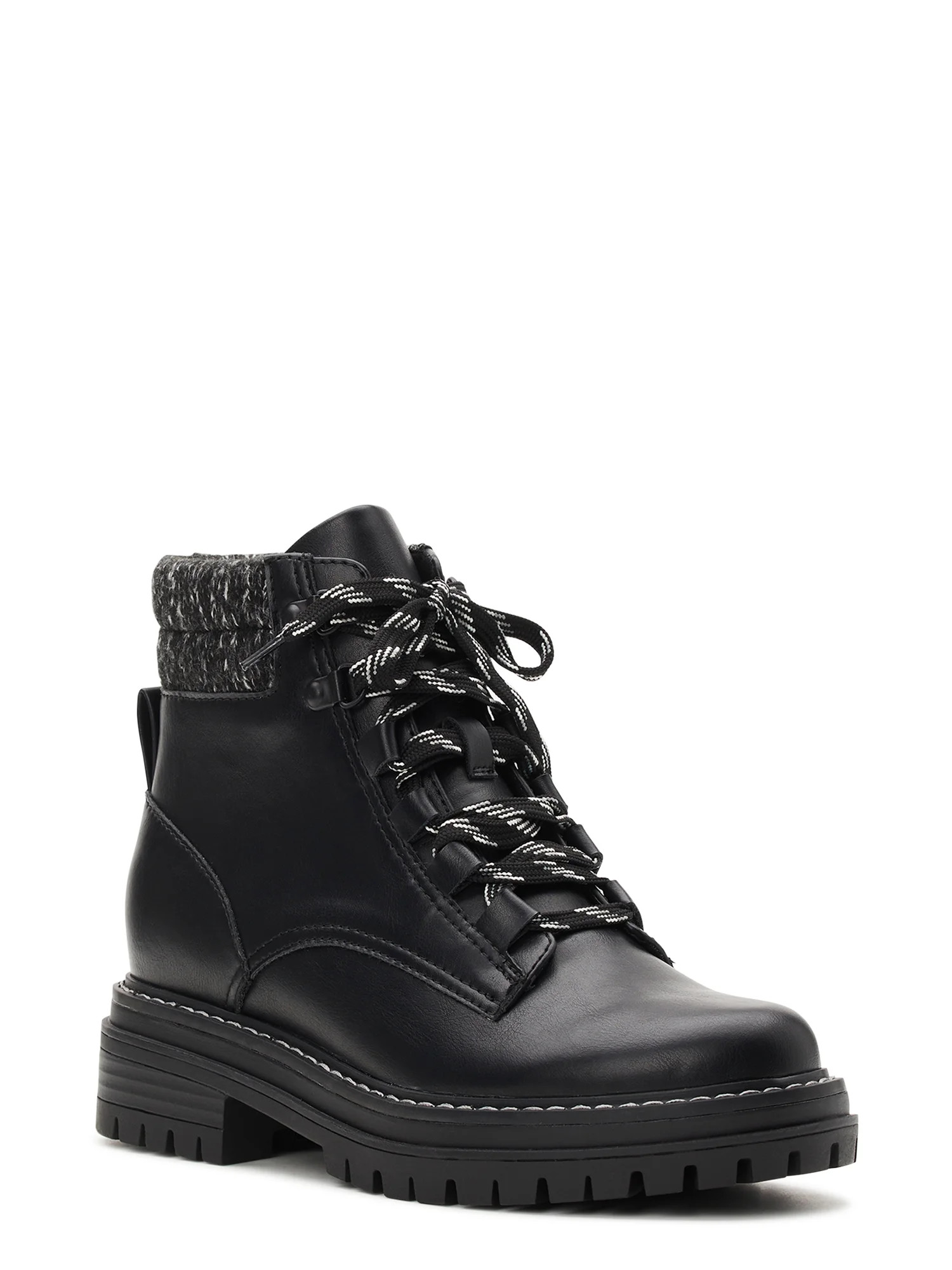 Time and Tru Women's Lug Sole Hiker Boots | Walmart (US)