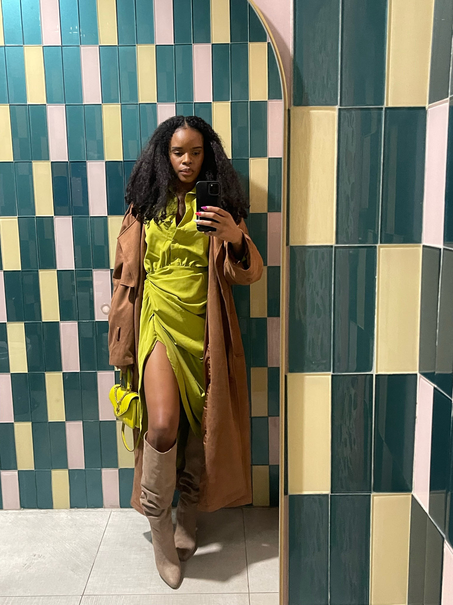 One of those random cold days in Texas that called for a long dress, trench coat and boots! Love this trench because it’s light but also does the trick with warmth 💚 #spring and in between 

#LTKstyletip