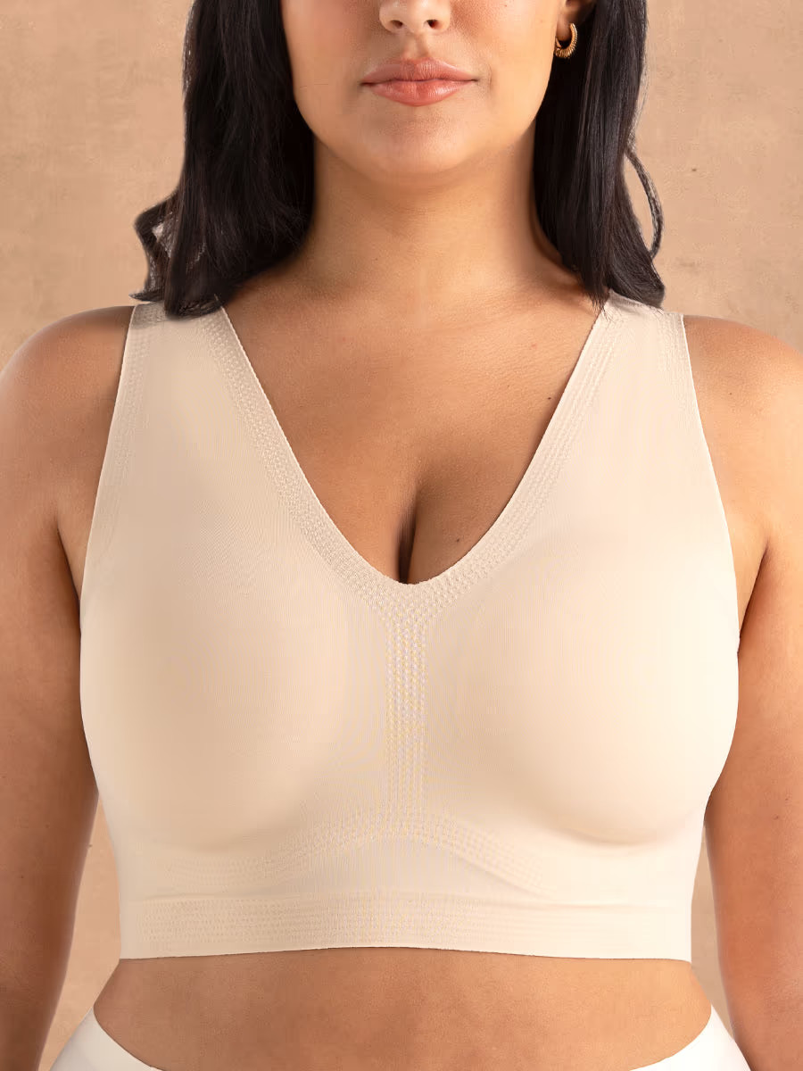 Truekind® Everyday Comfort V-Neck Bralette | Truekind