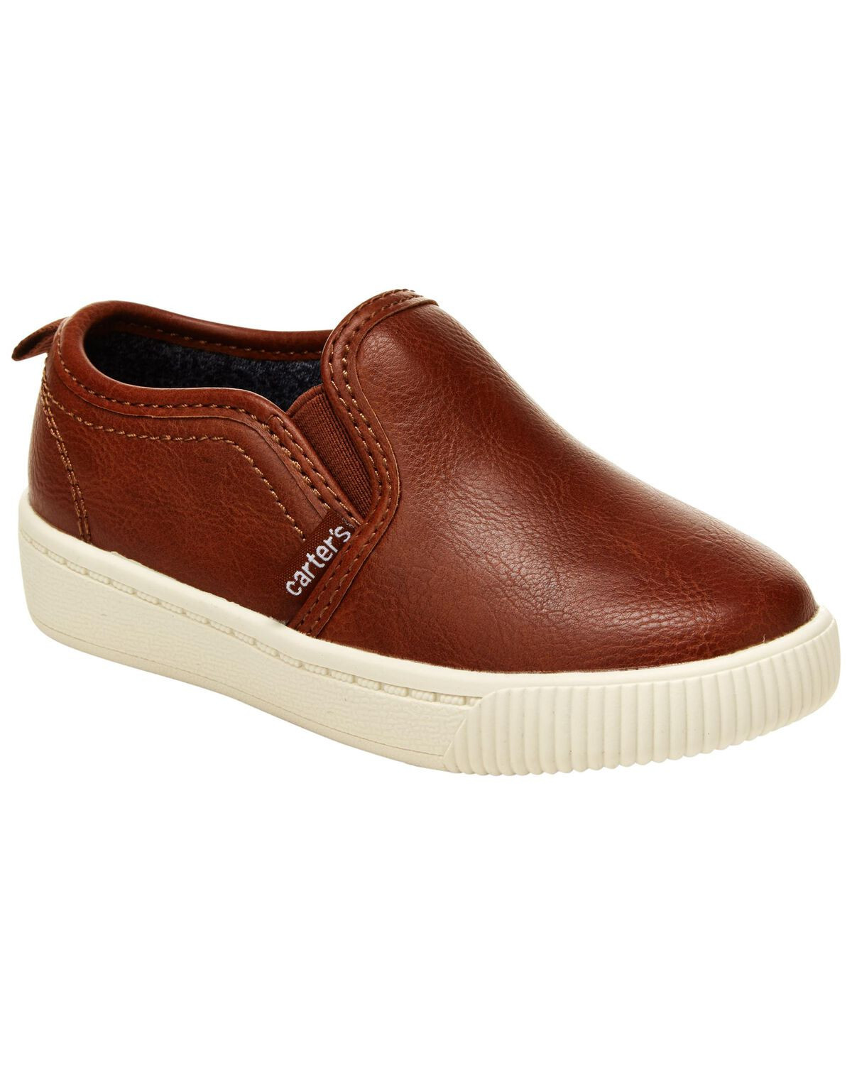Brown Kid Slip-On Shoes | carters.com | Carter's