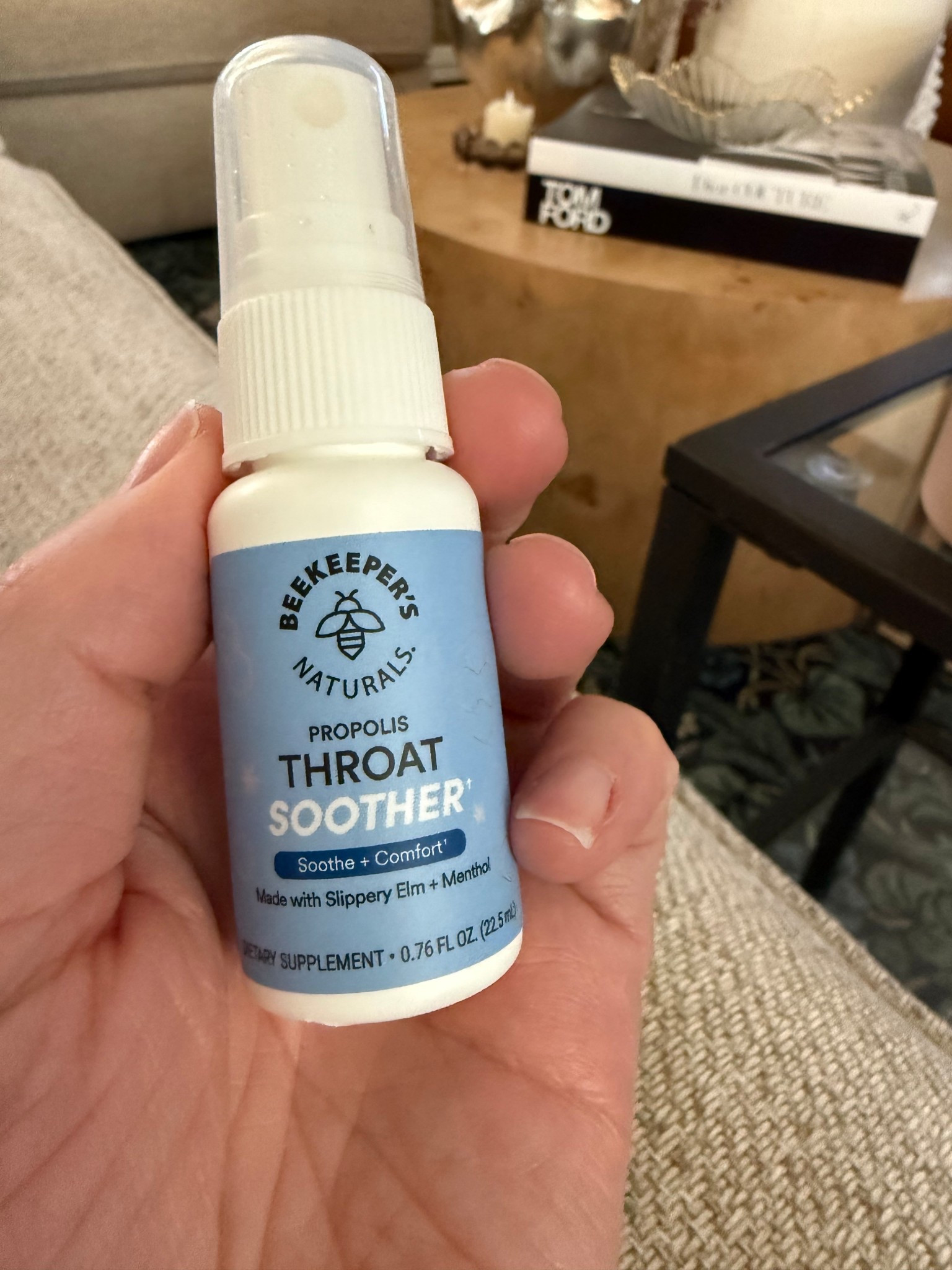 This is the best sore throat spray I have ever found. If you are sick with strep, grab a bottle of this stuff!

#LTKselfcare