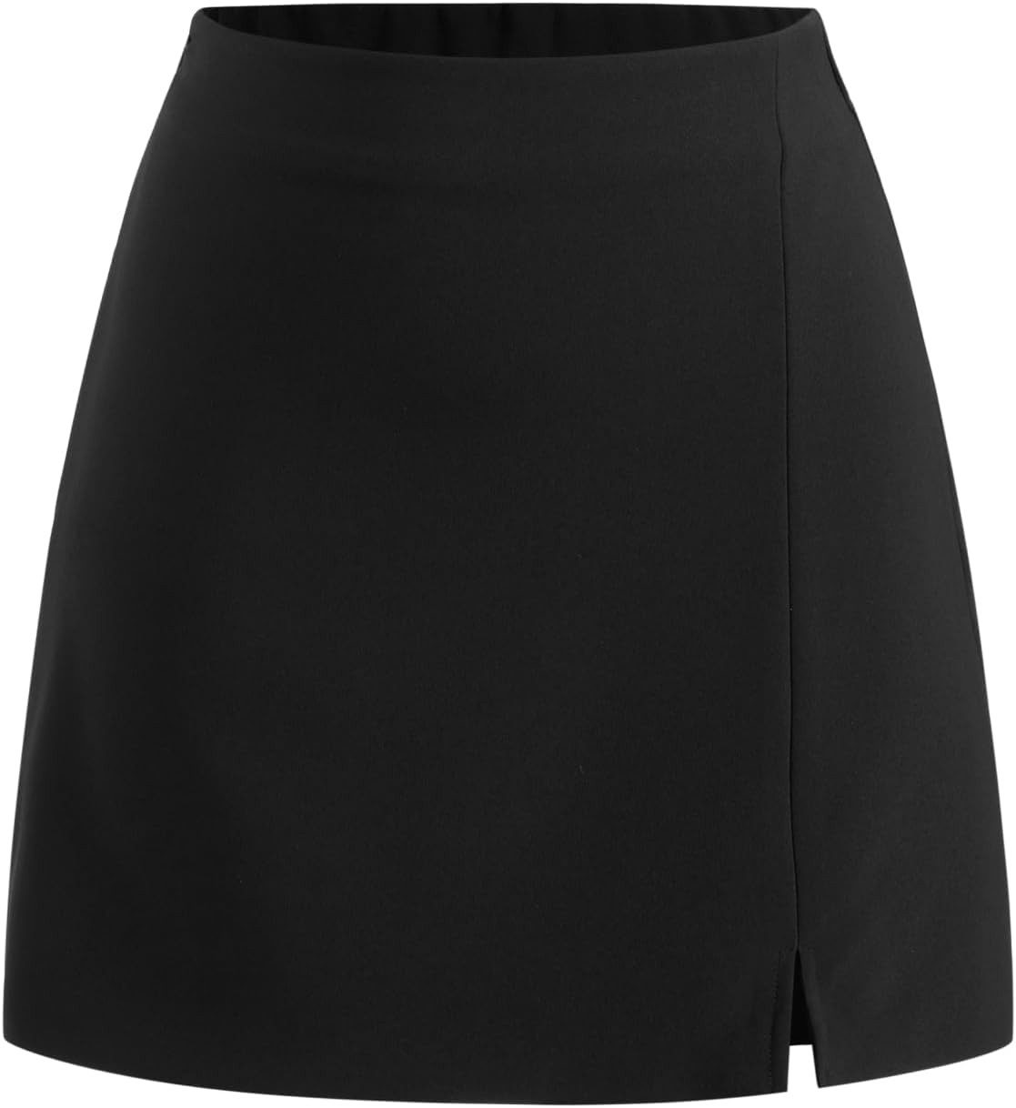 CIDER Mini Skirt High Waist Split Party Basic A Line Skirt | Amazon (US)