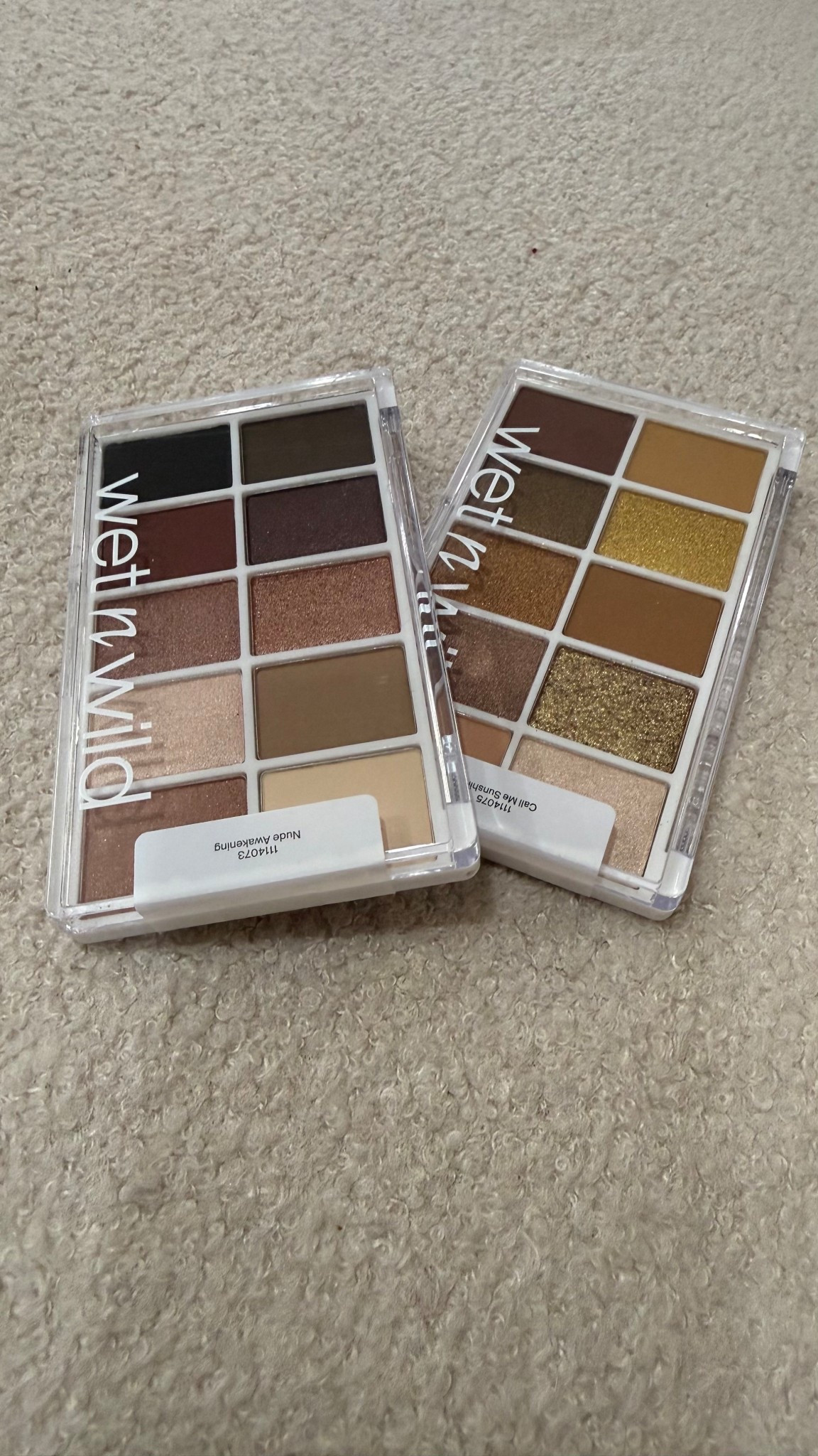 My fav palettes are from Wet N Wild and they’re less than $10! Usually $6. The Heart n Sol palette is my absolute favorite! #affordablemakeup 