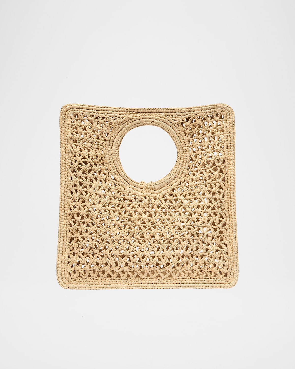 Le Petit Carre Raffia Top-Handle Bag | Neiman Marcus