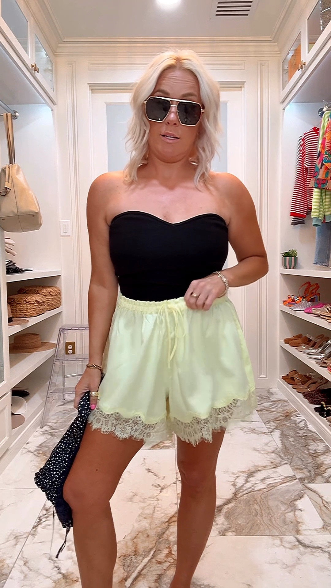 Wear a graphic tee with these shorts and you have a cute outfit! Size down 