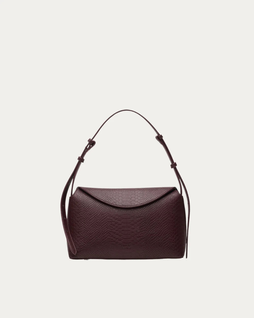Hudson Bag Berry Croc | Freja New York