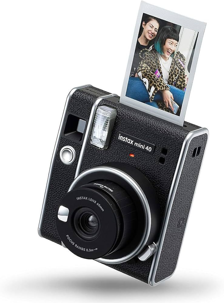 instax mini 40 instant film camera, easy use with automatic exposure, Black | Amazon (UK)