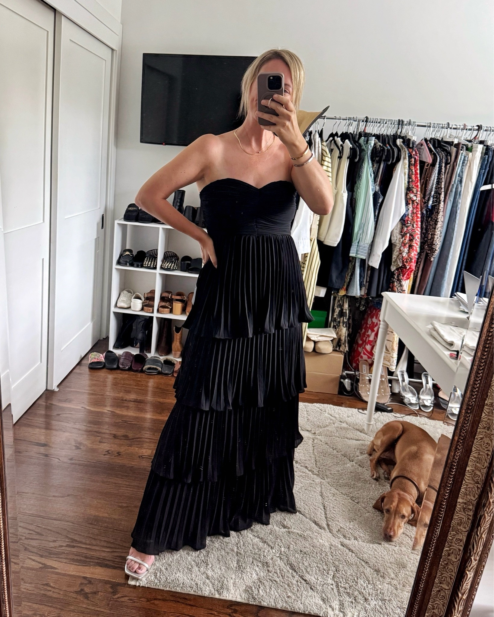 Another pretty under $100 wedding guest dress 🖤

#LTKWedding