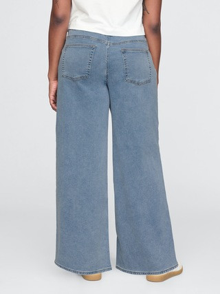 Mid Rise Knit Easy Baggy Jeans | Gap (CA)