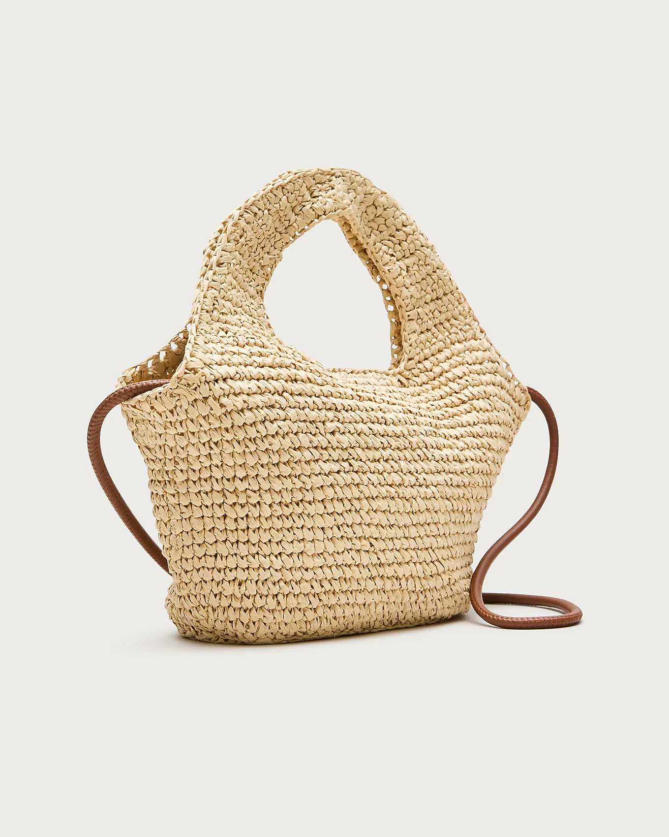 Small handknotted straw tote | J. Crew US