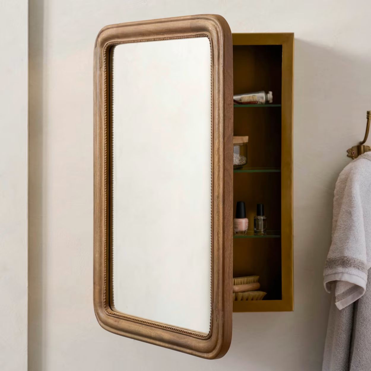 Micah Wood Framed Medicine Cabinet | Magnolia