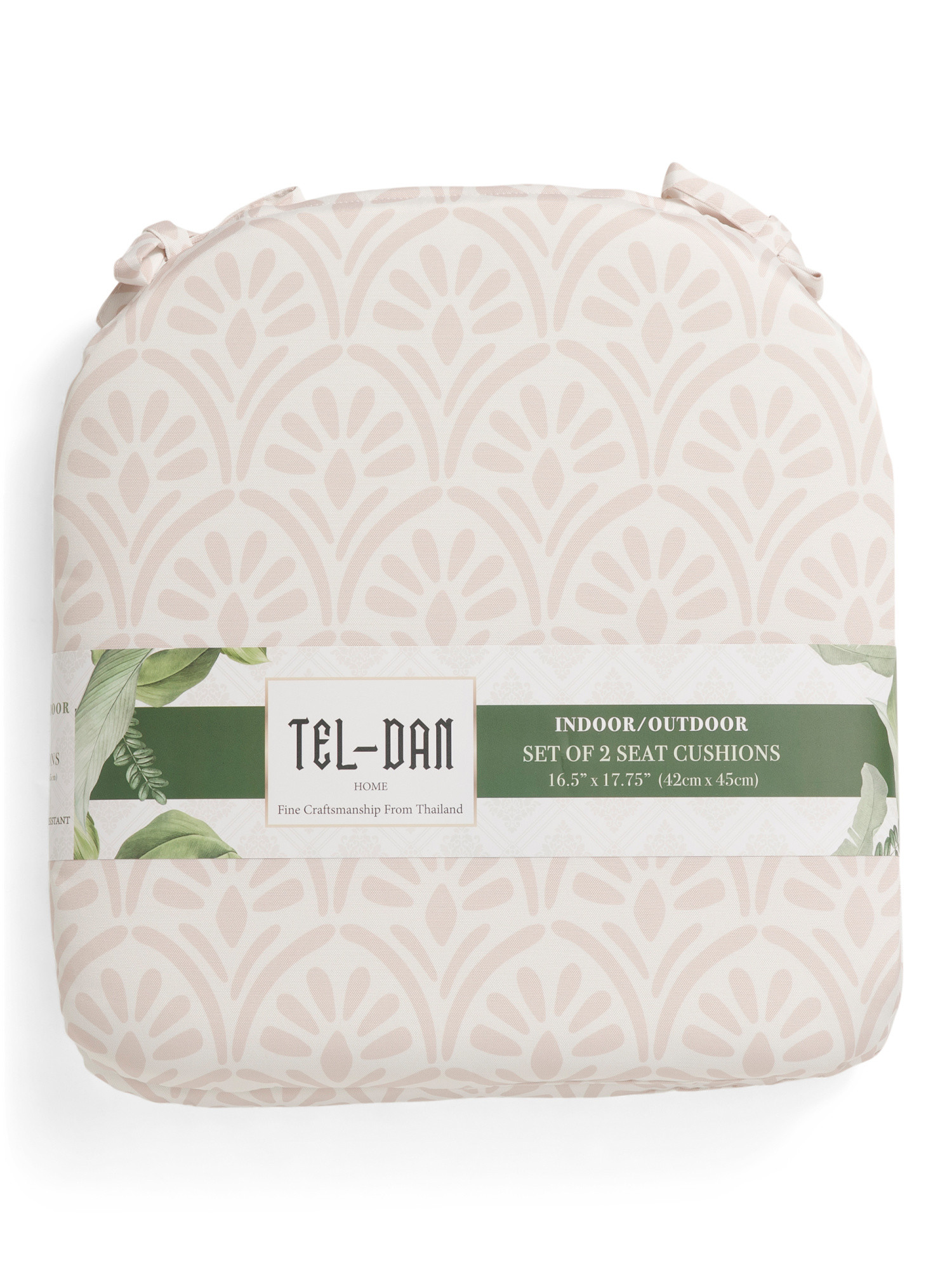 2pk Indoor Outdoor Daisy Tile Print Chair Cushions | Marshalls