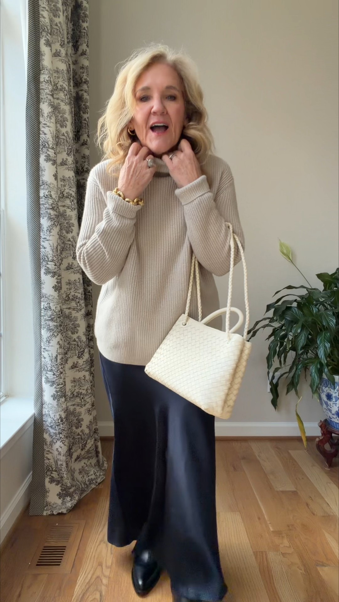 @quince cashmere turtleneck, size medium
Silk slip skirt size medium
There’s also a beautiful blue color in this turtleneck that would look great too.
Leather boots are leather lined as well. They’re great quality.

Winter date, night concert, outfit, Nashville outfit, casual elegance

#LTKOver40 #LTKSeasonal #LTKPetite