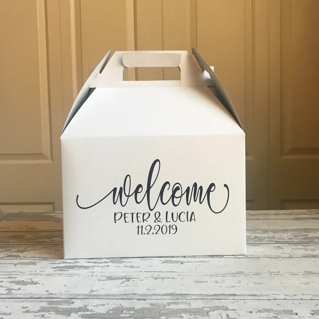 Hotel Welcome Gable Box for Your Hotel Guests, Destination Weddings, Bachelorette Parties, Girls ... | Etsy (US)