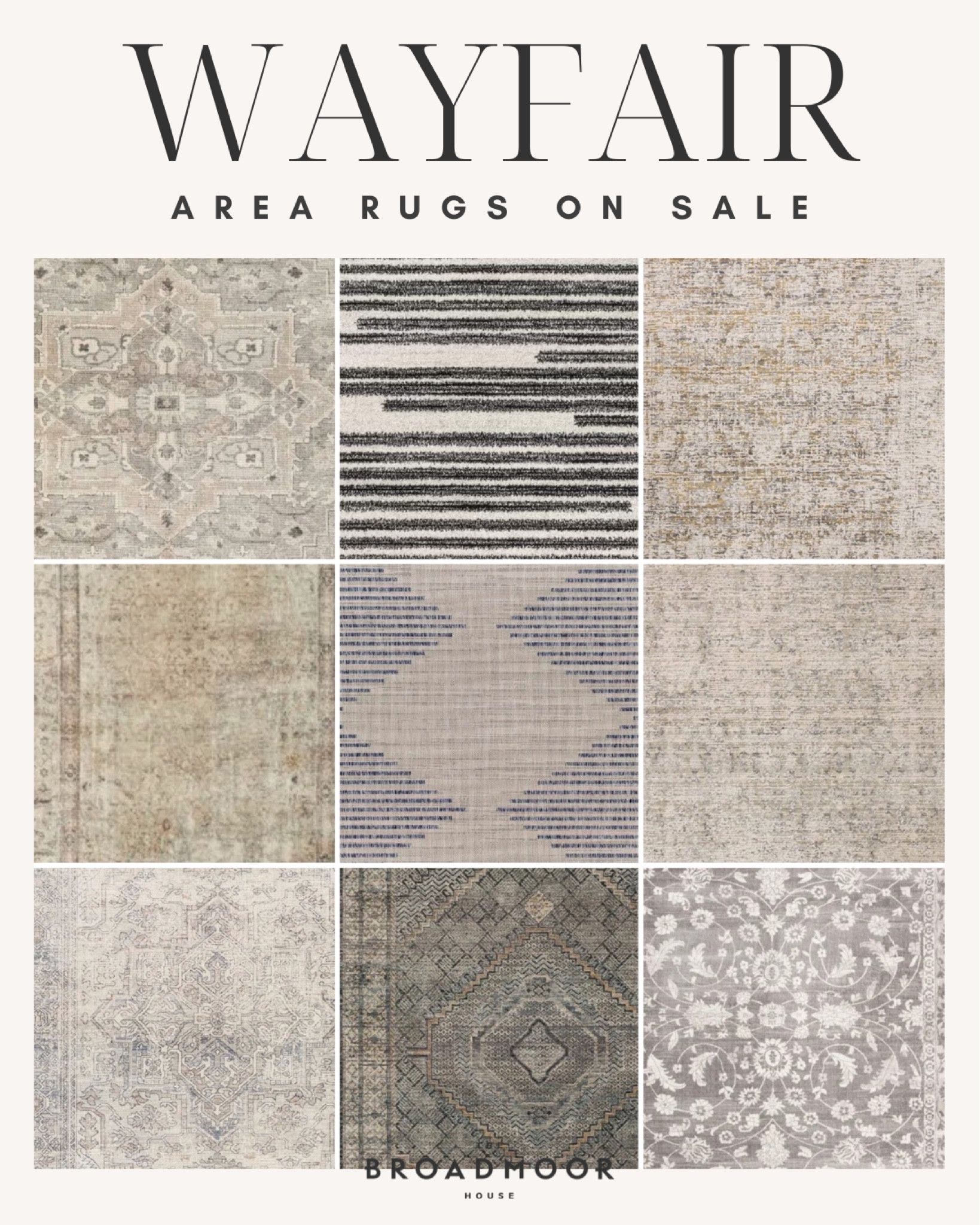 Wayfair, area rug, living room, living room rug, rug sale

#LTKSeasonal #LTKstyletip #LTKhome