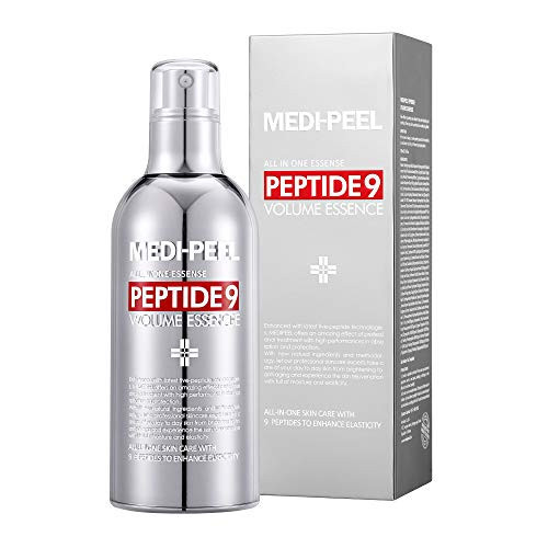 Medi-Peel Peptide 9 Volume All in one Essence 3.38 fl.oz. / 100ml, Anti Wrinkle, Collagen Formula, Brightening Effect, Instant Hydration, Skin Firming, Anti-Wrinkle, Bubble Essence, Korean Skincare | Amazon (US)