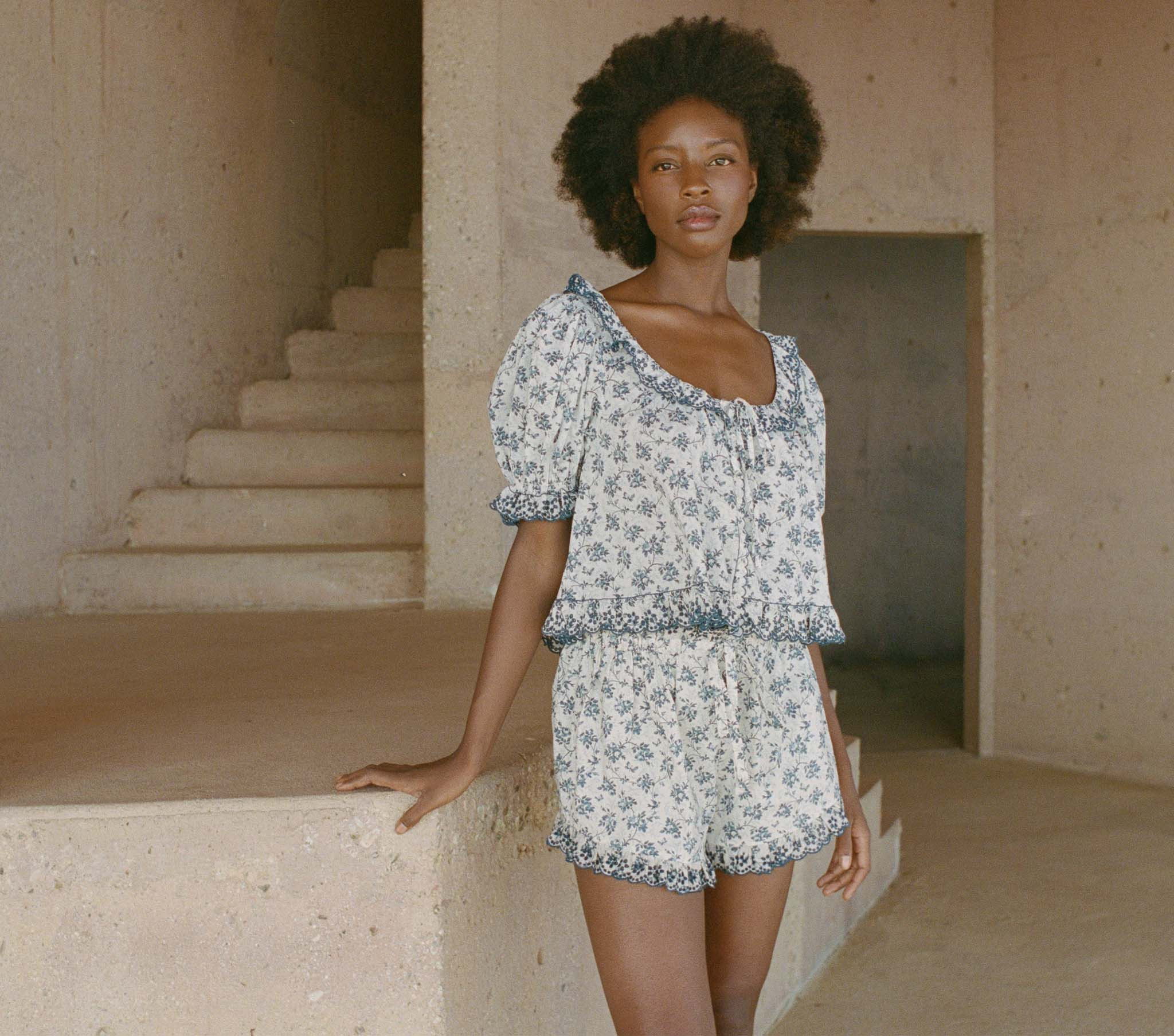 ENNA SHORT -- SONGBIRD TOILE | DOEN