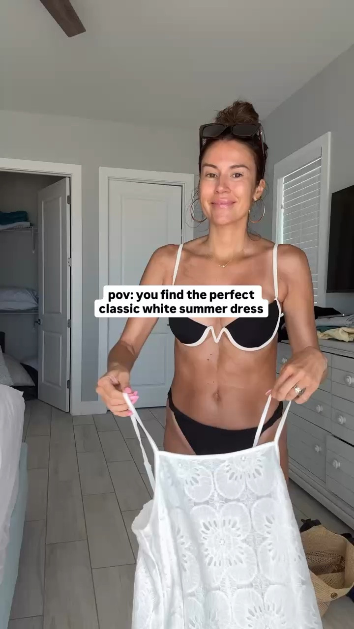 The perfect white vacation dress 💫 

Vacation outfit, beach outfit, pool outfit, Amazon fashion, black bikini, jelly sandals, white dress

#LTKSwim #LTKootd #LTKgrwm