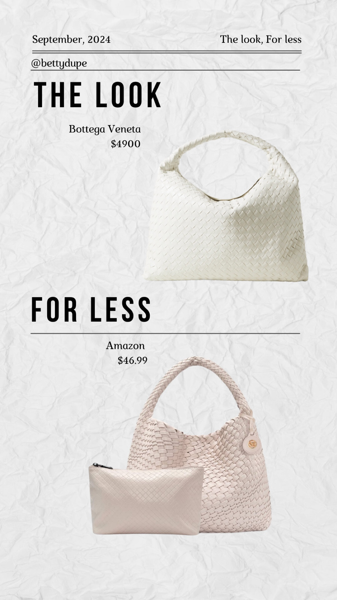 Look for less, bag edition 

#LTKStyleTip #LTKFindsUnder50 #LTKItBag