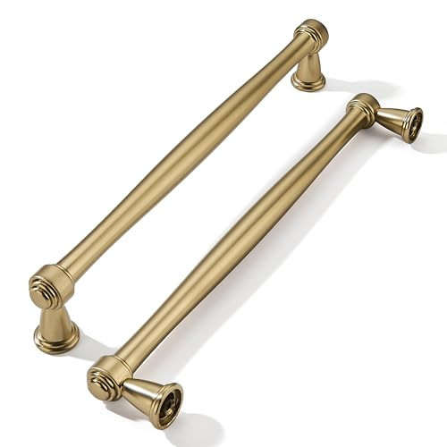 Khtumeware 2 Pack 8 Inch(203mm) Champagne Bronze Cabinet Pulls, Gold Kitchen Cabinet Hardware | Amazon (US)