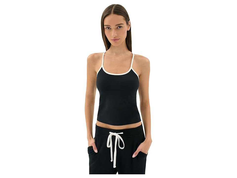Splits59 Airweight Tank Top Women's Clothing Black/White : LG, Nylon/Spandex | Zappos