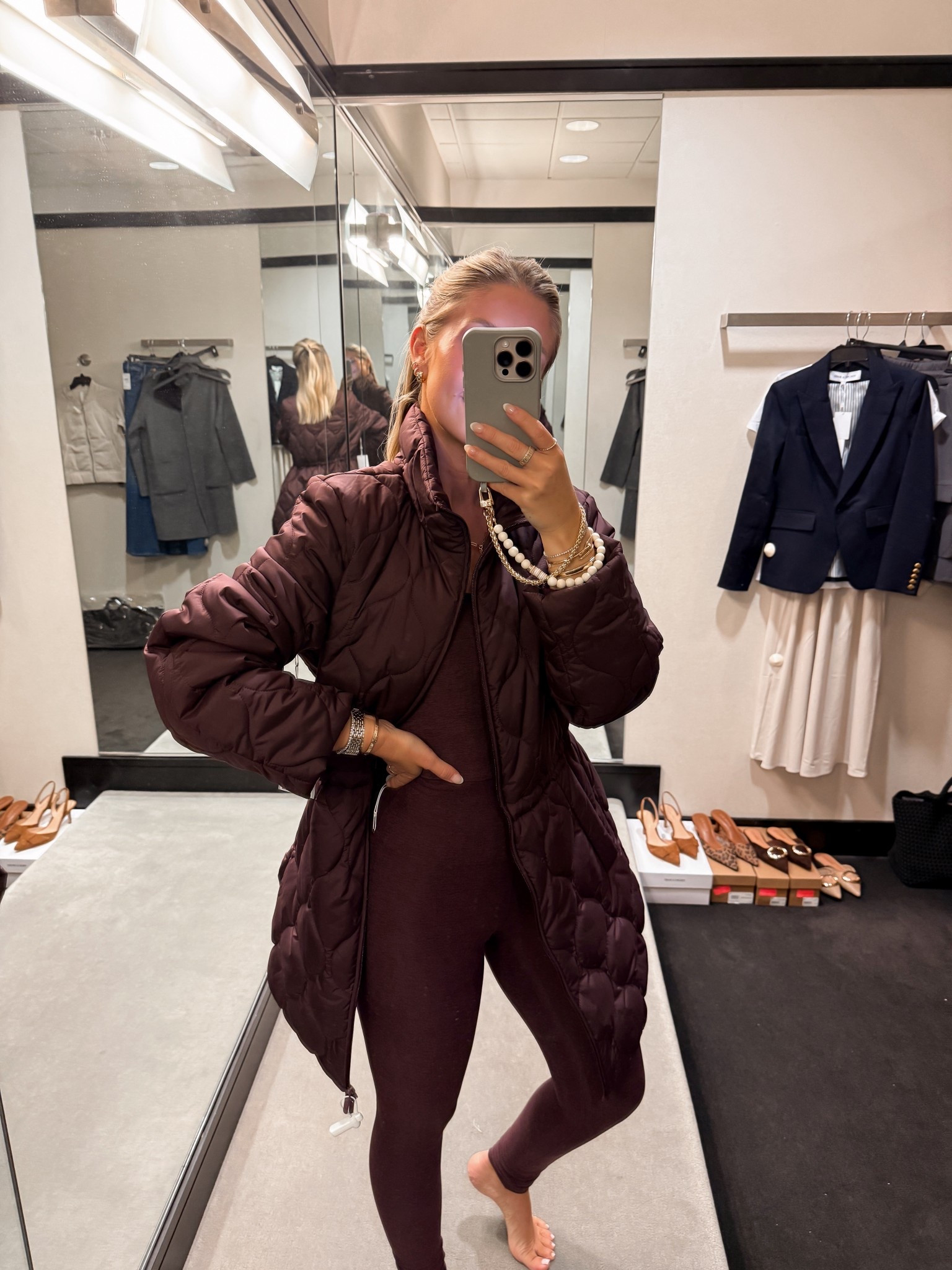 One of my favorite Nsale looks has been fully restocked! XS jacket / Small sports bra top / XS leggings

#LTKfitnessgoals #LTKActive #LTKPetite