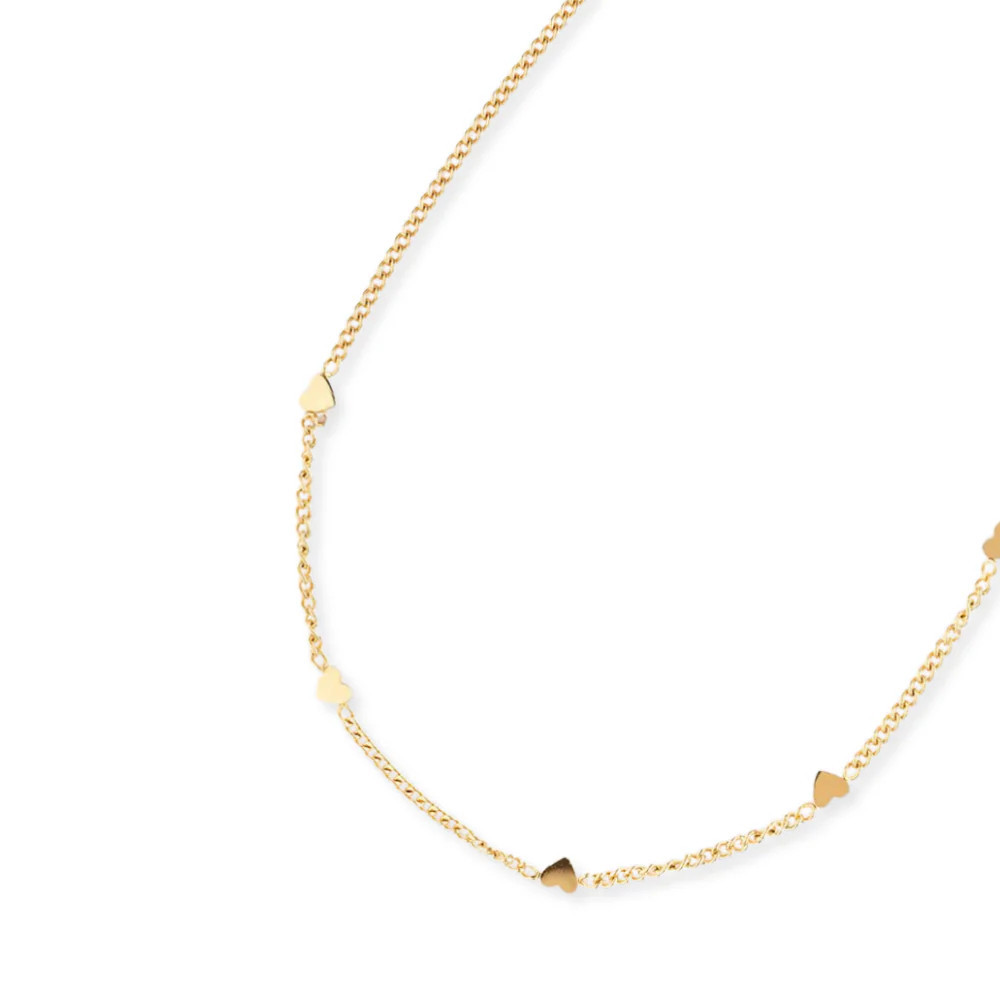 Mini Heart Station Necklace | Embark Fine Jewelry