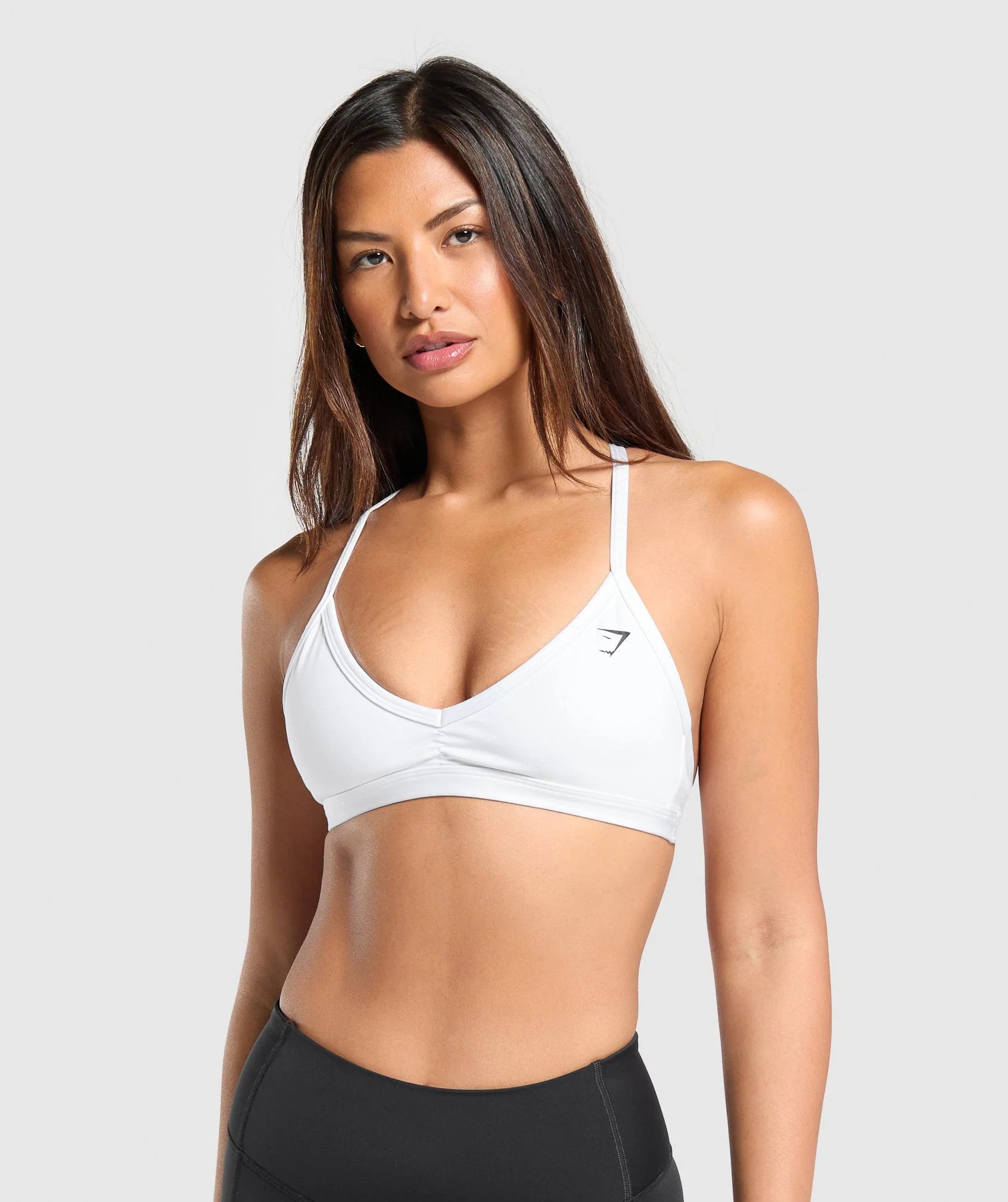 Gymshark Minimal Sports Bra - White | Gymshark UK