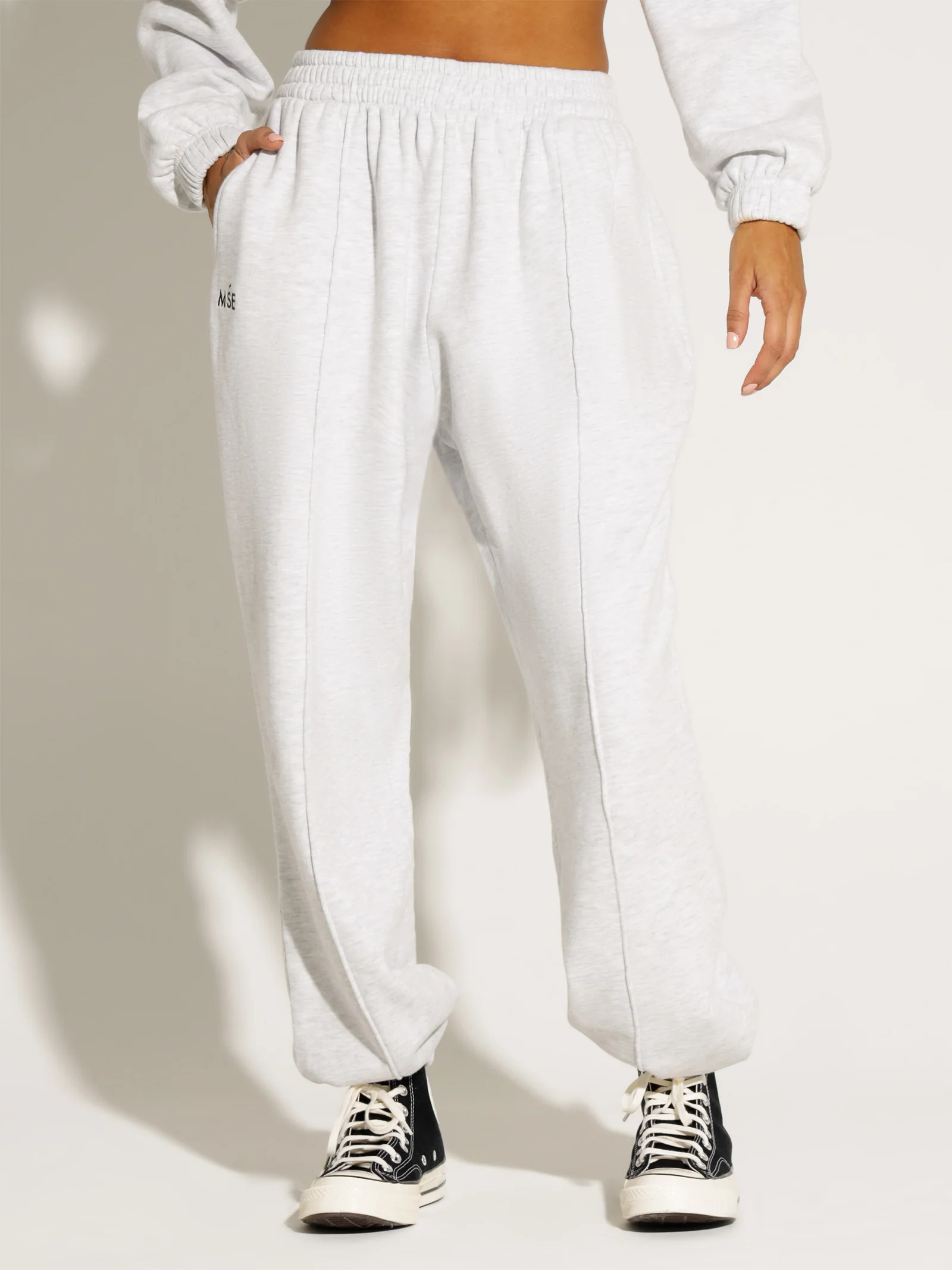 First Muse - MSE Classic Sweatpants in Grey Marle | Glue Store (Australia & NZ)
