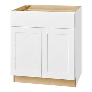 Hampton Bay Avondale 30 in. W x 24 in. D x 34.5 in. H Ready to Assemble Plywood Shaker Base Kitch... | The Home Depot