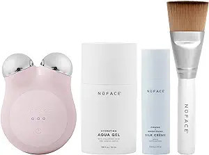 NuFACE Mini+ Starter Kit – Petite Microcurrent Facial Toning Device with Aqua Gel Activator 1.6... | Amazon (US)