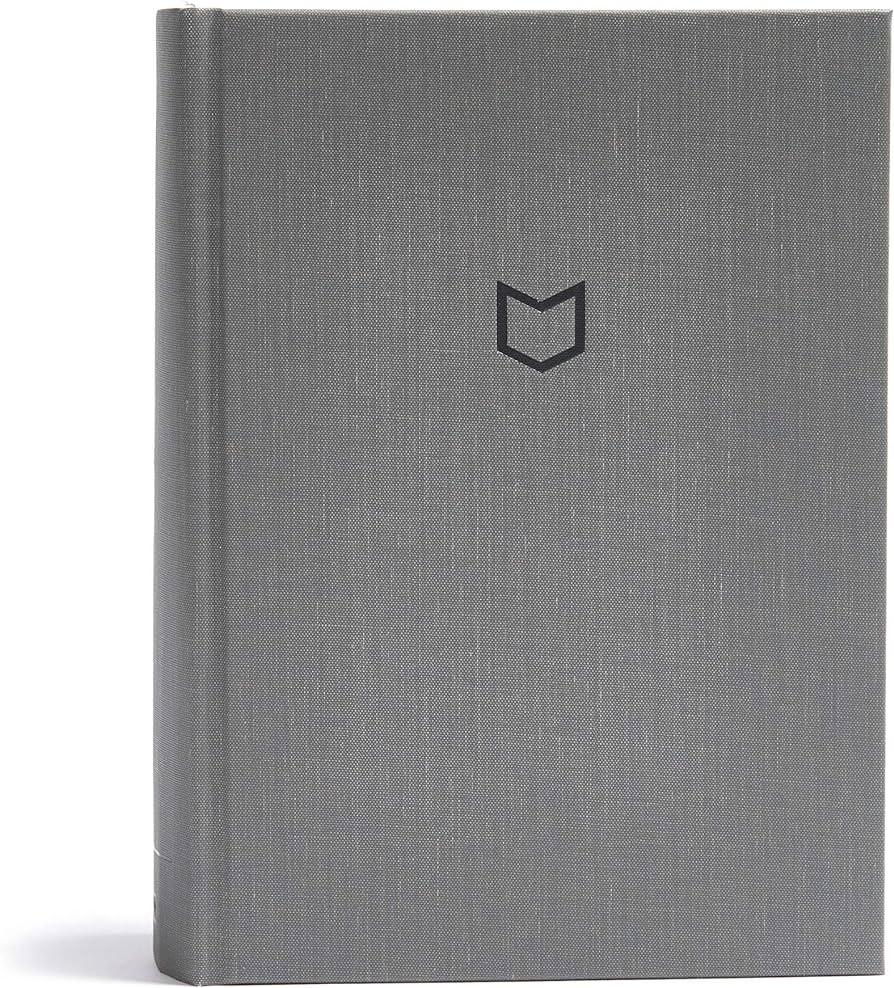 CSB He Reads Truth Bible, Charcoal Cloth Over Board, Black Letter, Wide Margins, Journaling Space... | Amazon (US)