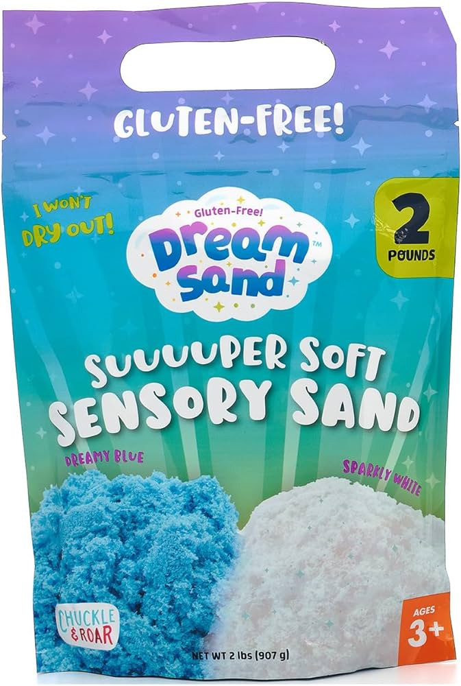 Chuckle & Roar - Dream Sand - Bulk 2lb Container - Tactile Fidget Sensory Activity for Little One... | Amazon (US)