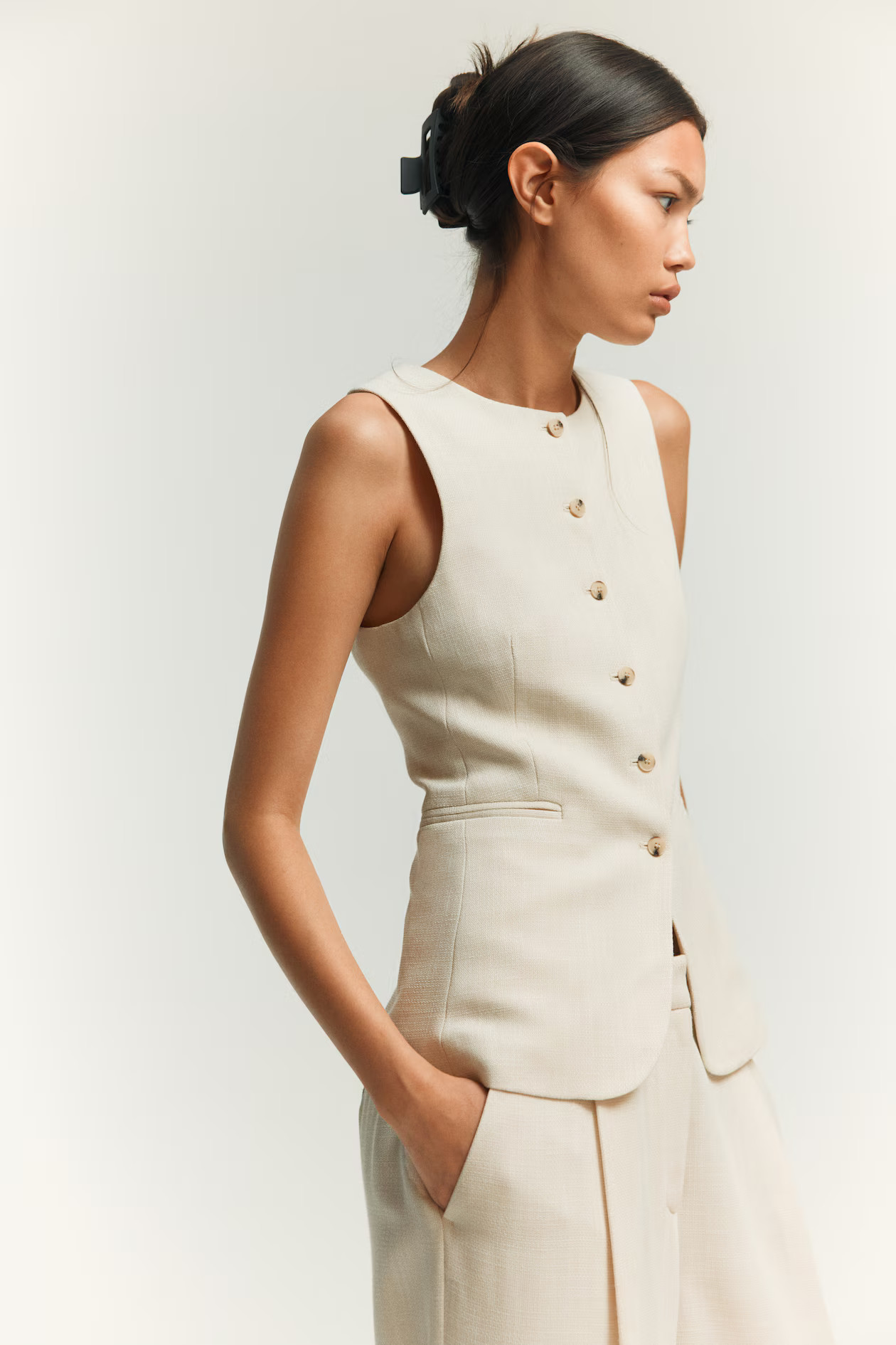 Long waistcoat | H&M (UK, MY, IN, SG, PH, TW, HK)