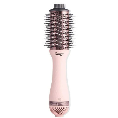 L ange Hair Le Volume 2-in-1 Titanium Blow Dryer Brush Blush Hot Air Brush with Oval Barrel | Walmart (US)