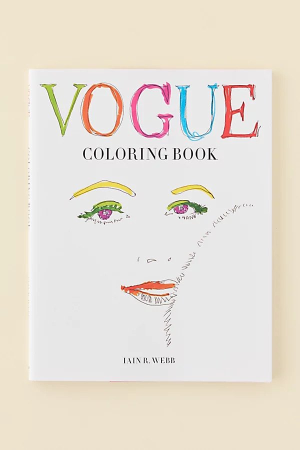 Vogue Coloring Book By Iain R. Webb in White at Urban Outfitters | Urban Outfitters (US and RoW)