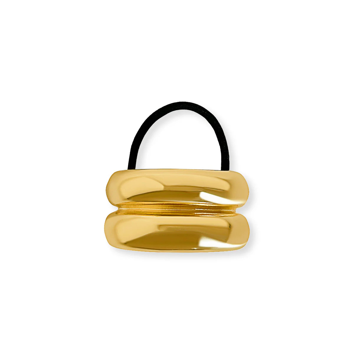 Double Gold Metal Hair Tie | Anisa Sojka